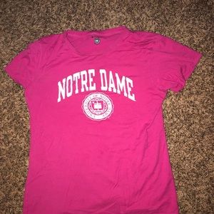 Pink Notre Dame T shirt